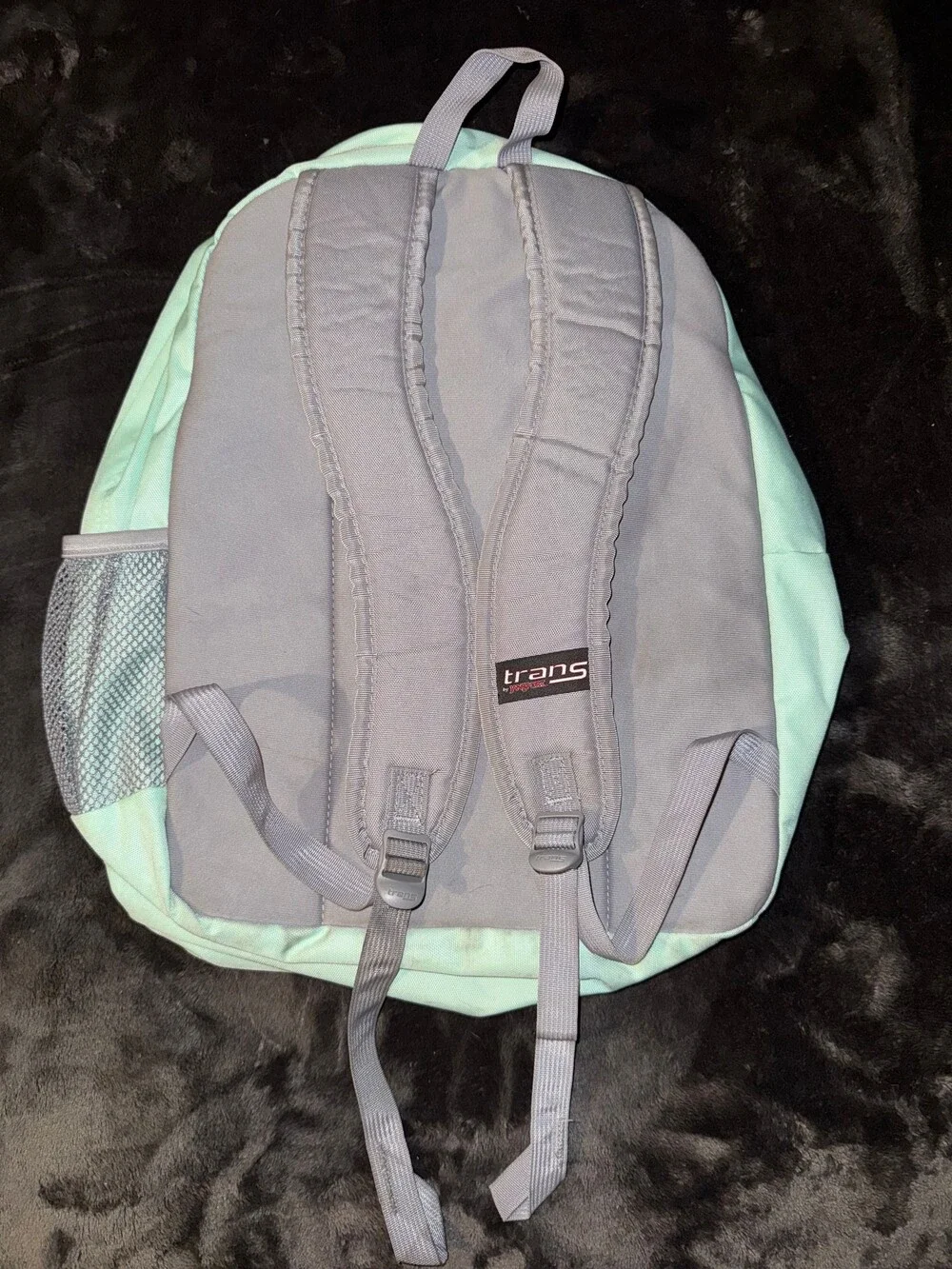 Trans by JanSport Light turquoise Backpack with Gray Straps